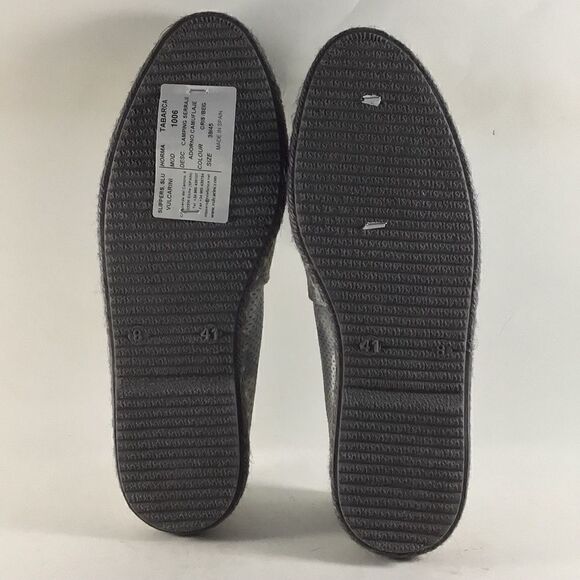 Vulcarini womens flats come espadrilles green size EU 41 US 10.5 - Picture 7 of 8